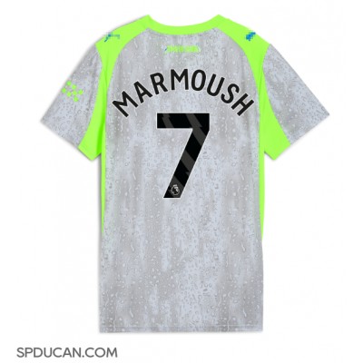 Zenski Nogometni Dres Manchester City Omar Marmoush #7 Rezervni 2025-26 Kratak Rukav Zenski Nogometni Dres Manchester City Omar Marmoush #7 Rezervni 2025-26 Kratak Rukav